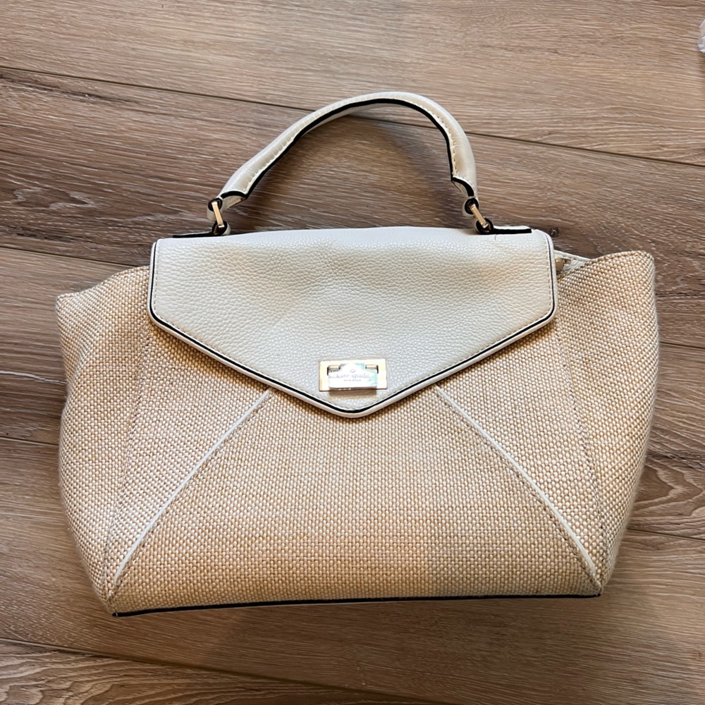 Kate spade canvas handbag